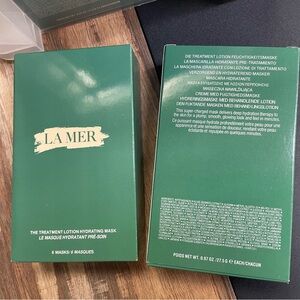 2 boxes of La Mer Treatment Lotion Hydrating Mask (6pk)